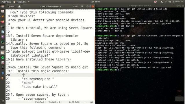 How To MIRORRING Your Android In Linux-Ubuntu [WORKED] смотреть онлайн