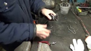 Хомут-удавка из проволоки.