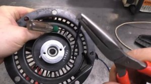 Snowblower Starter Rope Repair on 8-10HP Tecumseh Engine