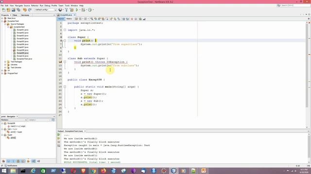 Core_Java_33 - Java throws with method overriding смотреть онлайн