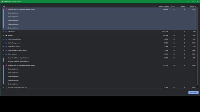 Roll20 - High CPU Usage - Chrome Task manager смотреть онлайн
