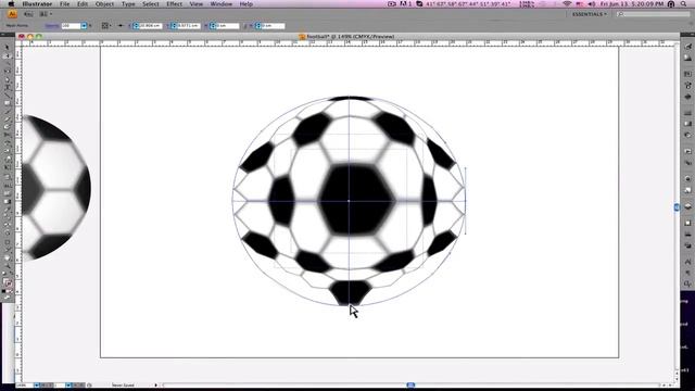 Illustrator tips - Create vector 3D football смотреть онлайн