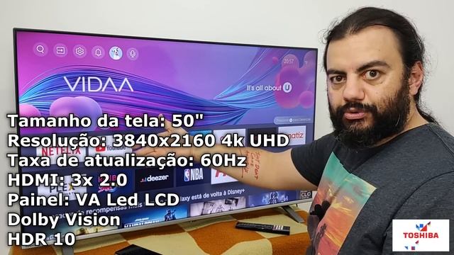 Unboxing (desembalando) Toshiba 50C350KB смотреть онлайн