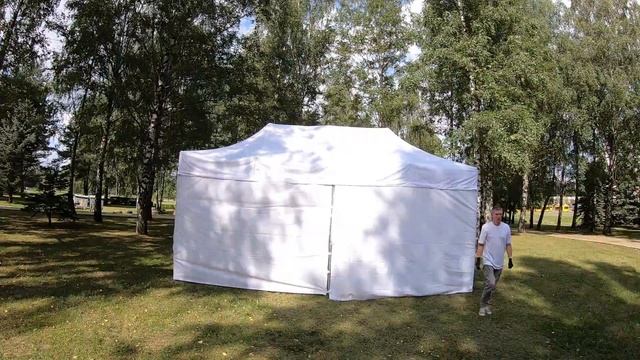 Шатер раздвижной "Трасформер" (3Х6) | Видео инструкция |Как собрать шатёр | Аренда шатров смотреть онлайн