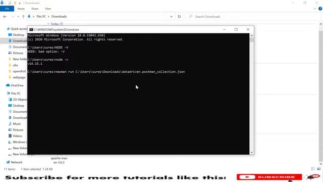 #14 Postman Data Driven testing Newman | Command Line Executions with Newman смотреть онлайн