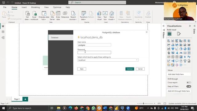 How to connect Power BI to PostgreSQL database смотреть онлайн