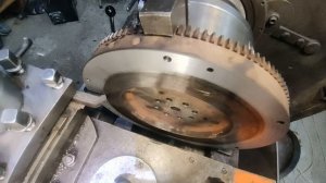 Проточка маховика