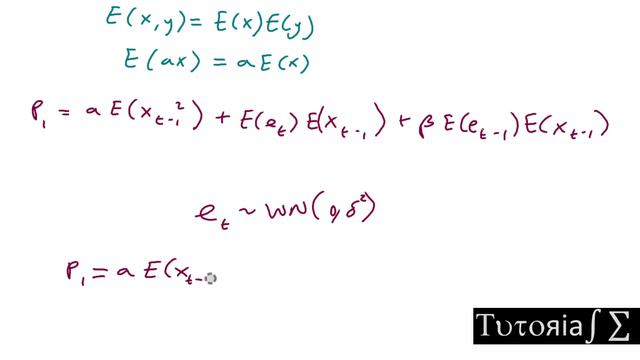 ARMA(1,1) Autocorrelation function derivation part 1 #timeseriesanalysis #timeseries смотреть онлайн