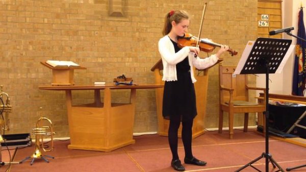 Eric Coates, Erin Vinter age 13viola, First Meeting Souvenir