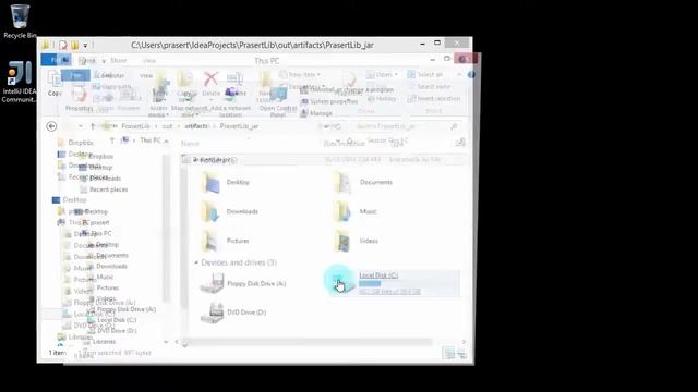 สอน Java: การสร้างคลาสไลบรารี (how to create JAR library) смотреть онлайн
