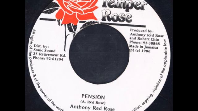 Anthony Red Rose - Pension + Dub - 7" Temper Rose 1986 - KILLER EARLY DIGITAL 80'S DANCEHALL смотреть онлайн