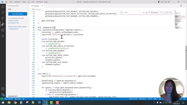 ТЕЛЕГРАМ БОТ НА GOLANG ЗА 75 МИНУТ: квест в реальной жизни для TRAINEE-JUNIOR-MIDDLE уровня смотреть онлайн