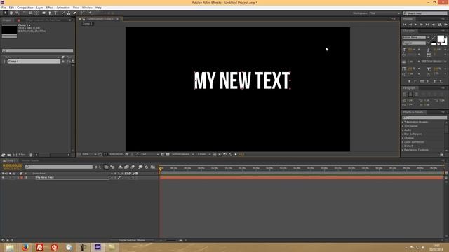 How to Write Vertical Text in After Effects смотреть онлайн