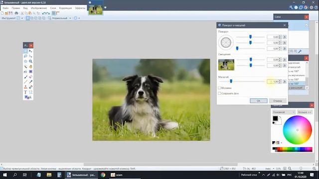 Paint.net tasvirni burish va masshtabini o'zgartirish смотреть онлайн