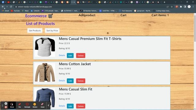Ecommerce app made with React - redux (toolkit) . смотреть онлайн