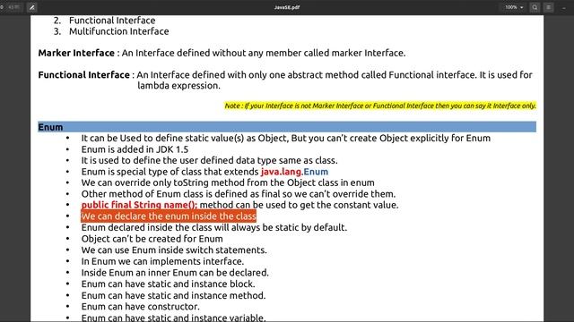 Interface, Enum and Annotation смотреть онлайн