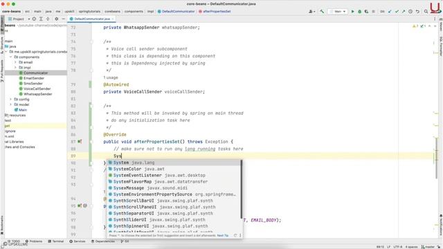 Spring core 7 | How to use component Scanning and Autowiring efficiently? смотреть онлайн