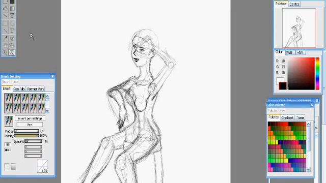 Tekken draw - Asuka sketch смотреть онлайн