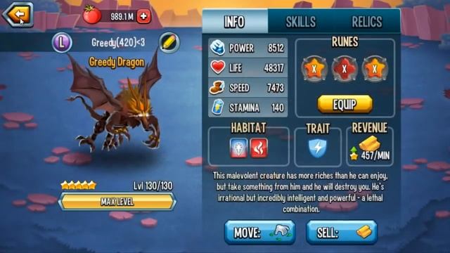 ●Monster Legends - Greedy Dragon level 130 vs Rabooka level 130?? knights & Castles maze island смотреть онлайн