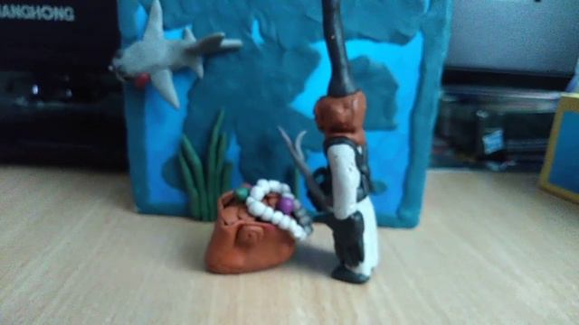 Акула напала на искателя сокровища. смотреть онлайн