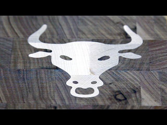 Making a "Bull Head" end grain cutting board смотреть онлайн