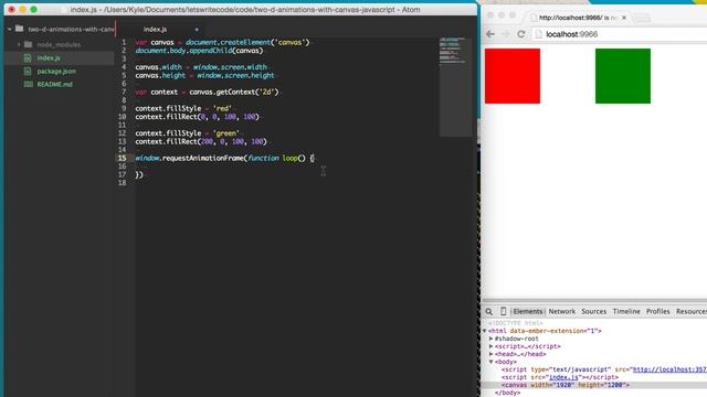 2D Animations with Canvas and JavaScript смотреть онлайн