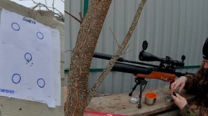 Пневматическая винтовка Егерь 5.5.Полнотелыми пульками на 50 метров!