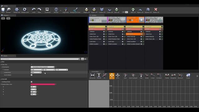 [UE4] Эффекты  на Vfx на Ue4. Делаем магические круги