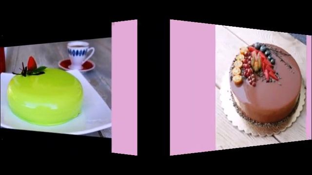 Красивые торты с зеркальной поверхностью // Сakes with a mirror surface смотреть онлайн