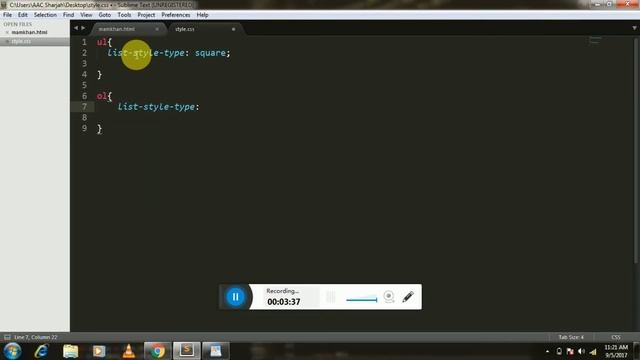 HTML & CSS tutorials in Pashto - 15 - CSS List смотреть онлайн