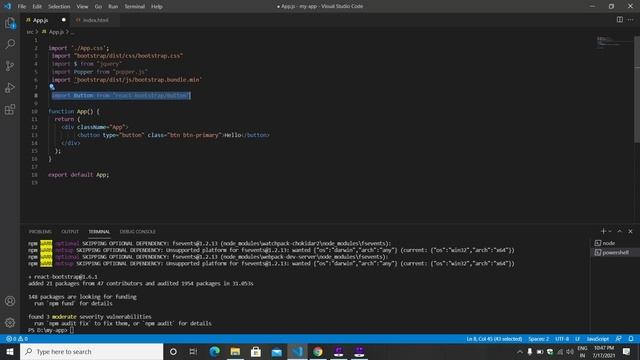 22 Different Ways to Add Bootstrap in React | React Tutorial in hindi 2021 смотреть онлайн
