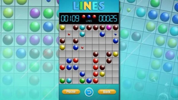 Lines 98 Color Balls Puzzle Game