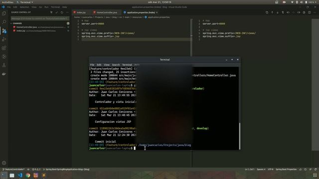 8. Integrar feature a develop con Git Flow смотреть онлайн