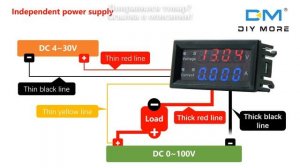 Электронный цифровой вольтметр-Амперметр M4430, 100 В постоянного тока, 200 в, 500 В, 10 А, 0,28 дю