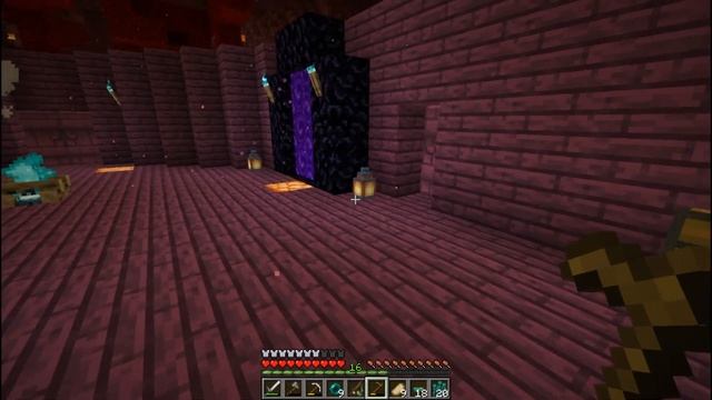 ИСКАЖЁННЫЙ ЛЕС, ДИКИЕ КАБАНЫ / Minecraft 1.16.3 - Незерские похождения #5 смотреть онлайн