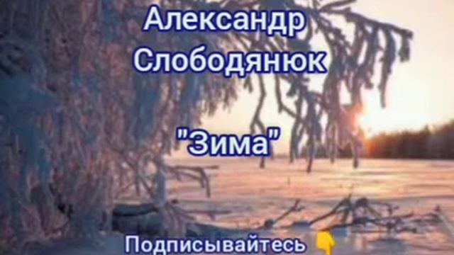 Александр Слободянюк "Зима" #моистихи #поэзия #мысли #стихиожизни #творчество #стихи #поэзиядуши смотреть онлайн