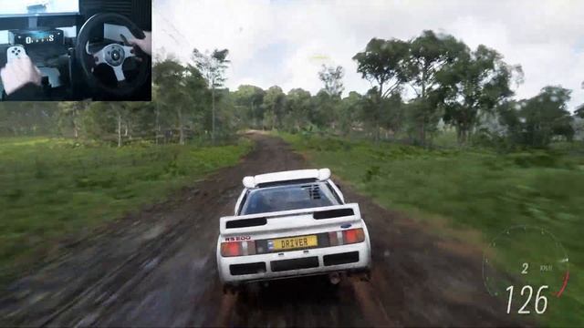 Ford RS200 Evolution Offroad - Forza Horizon 5 Steering Wheel Gameplay смотреть онлайн