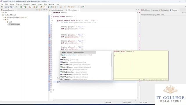 #19 Void Methods - Java Arabic смотреть онлайн