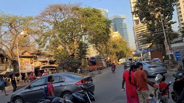 ?? WALKING TOUR INDIA, LOWER PAREL - THE SAFEST PART OF MUMBAI, POSH AREA, MUMBAI WALKING TOUR, 4K