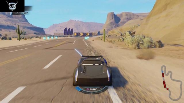 Cars 3: Driven to Win Jackson Storm race part 1 смотреть онлайн