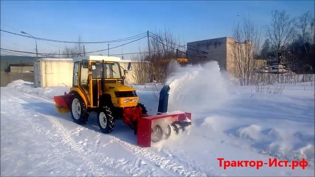 DF-244 со шнекоротором и щеткой смотреть онлайн