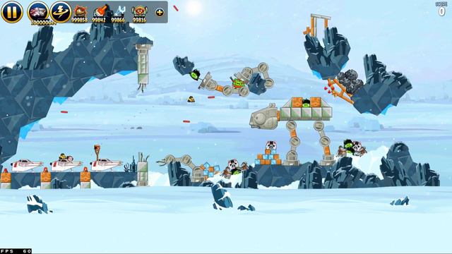 Angry Birds Star Wars - HOTH Episode Level 11 to 20 Walkthrough Gameplay Destroy The Robot Piggies! смотреть онлайн