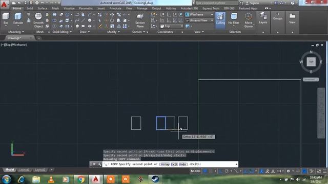 How to use copy and move command in autocad/urdu смотреть онлайн