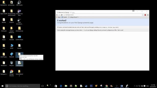 Python Setting Up Django (Part 2): Creating a New Django Project смотреть онлайн