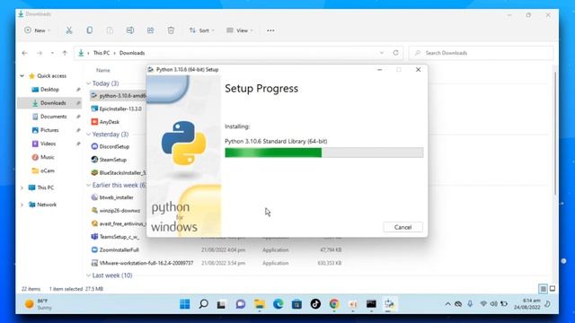 Cómo instalar Python en Windows 11 смотреть онлайн