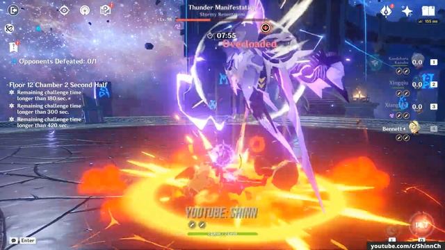 New Spiral Abyss 3.7 - C0 Alhaitham Spread & C0 Kazuha National | Floor 12 9 Stars | Genshin Impact