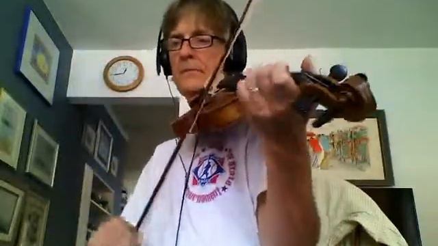 Fiddle Lessons by Randy: Feis reels, Miss McLeods with guitar, tempo 90 смотреть онлайн