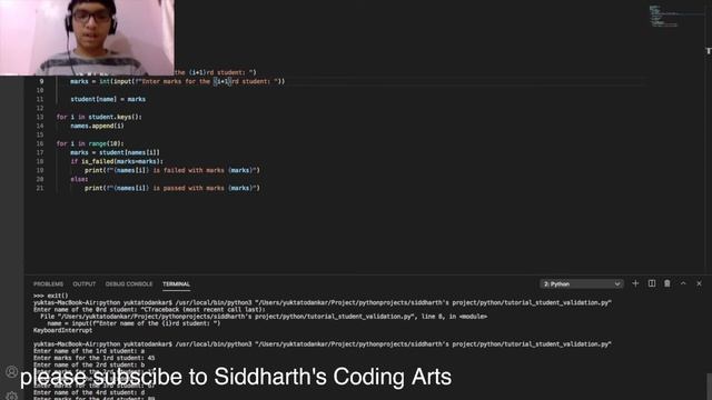 Student validation program using python смотреть онлайн