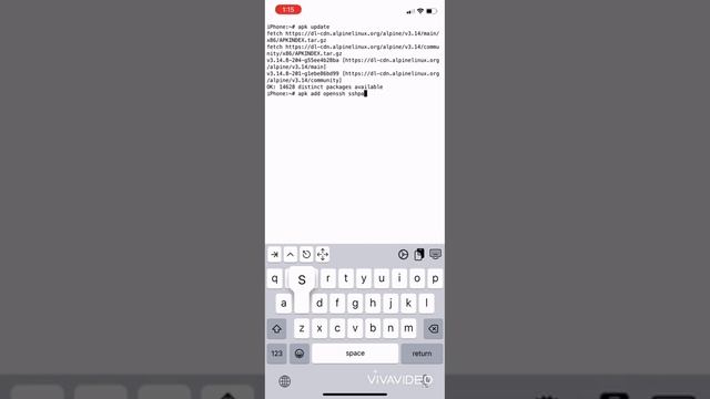 Terminal on iPhone, ISH shell смотреть онлайн
